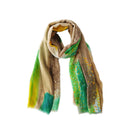 Empire Cove Womens Scarf Scarves Shawl Wraps Brush Stroke Print Sarong Cover Ups 9 image