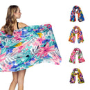 Empire Cove Womens Scarf Scarves Wraps Watercolor Floral Sarong Beach Cover Ups 1 image
