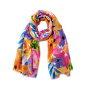 Empire Cove Womens Scarf Scarves Wraps Watercolor Floral Sarong Beach Cover Ups 4 image