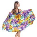Empire Cove Womens Scarf Scarves Wraps Watercolor Floral Sarong Beach Cover Ups 9 image