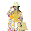 Empire Cove Tie Dye Stripes Bucket Hat Reversible Fisherman Cap Women Men Summer 29 image