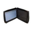 Empire Cove VIP Classic Genuine Leather Slim Bifold Wallets Zippered Flip Up ID-Wallets-Empire Cove-Black-Casaba Shop 9 image