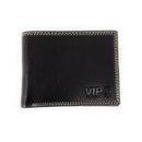 Empire Cove VIP Classic Genuine Leather Slim Bifold Wallets Side Flip ID Compartment-Wallets-Empire Cove-Black-Casaba Shop 9 image