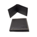 Empire Cove VIP Classic Genuine Leather Slim Bifold Wallets Side Flip ID Compartment-Wallets-Empire Cove-Black-Casaba Shop 2 image