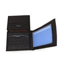 Empire Cove VIP Classic Genuine Leather Slim Bifold Wallets Flip Up ID-Wallets-Empire Cove-Black-Casaba Shop 7 image