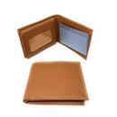 Empire Cove VIP Classic Genuine Leather Slim Bifold Wallets Flip Up ID-Wallets-Empire Cove-Black-Casaba Shop 3 image