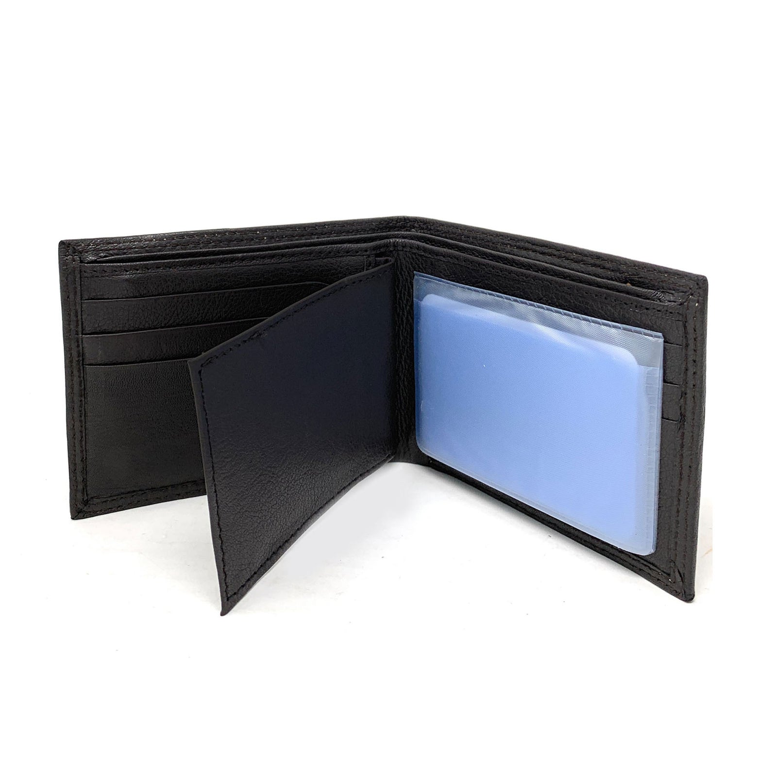 Empire Cove VIP Classic Genuine Leather Slim Bifold Wallets Side Flip