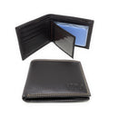 Empire Cove VIP Classic Genuine Leather Slim Bifold Wallets Side Flip ID-Wallets-Empire Cove-Black-Casaba Shop 2 image