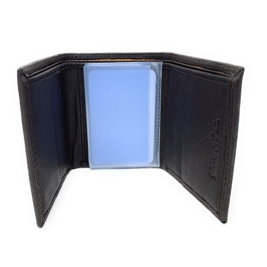 Wallet Vip Collection Empire Cove VIP Classic Genuine Leather Slim Trifold Wallets Cash Card