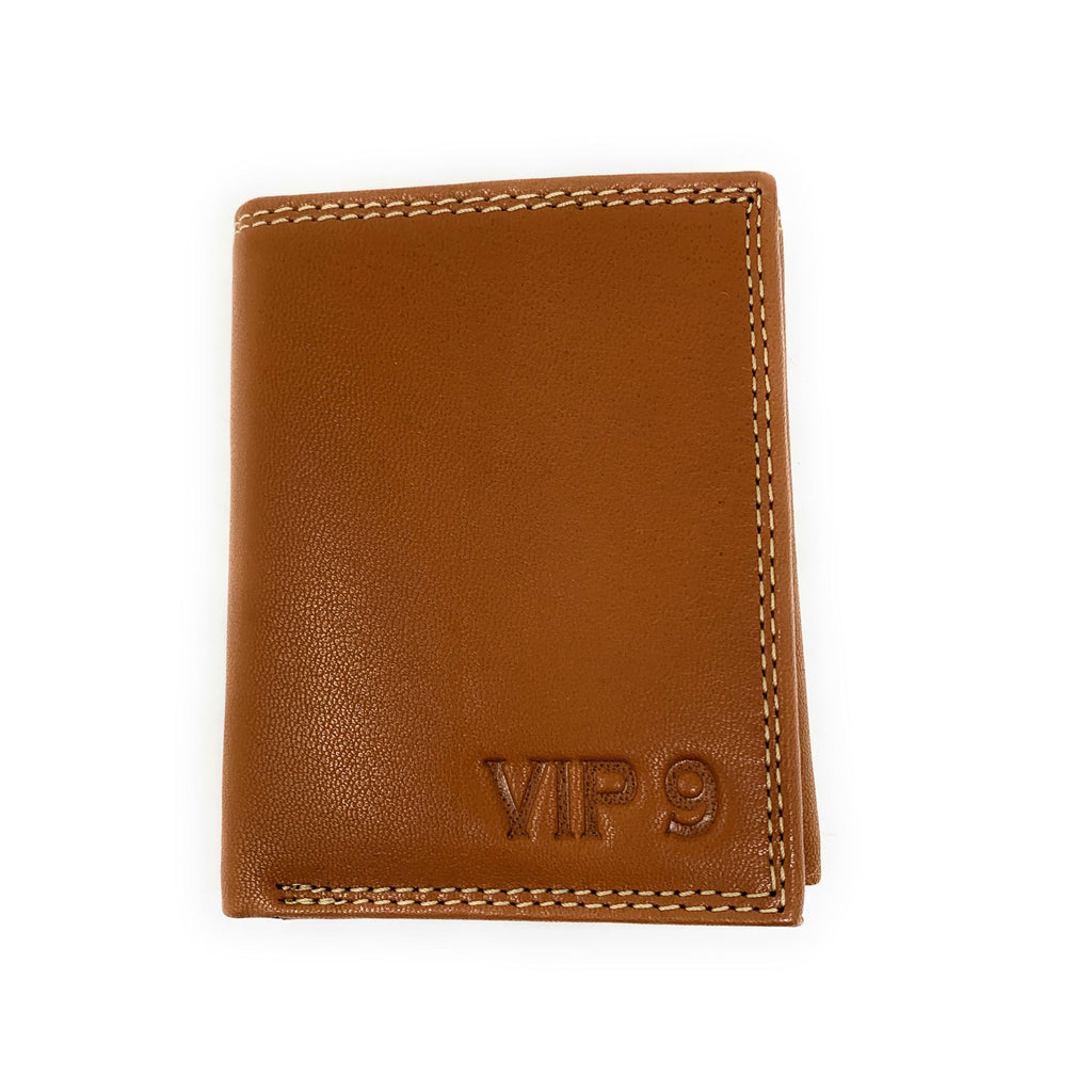 Wallet Vip Collection Empire Cove VIP Classic Genuine Leather Slim Trifold Wallets Cash Card