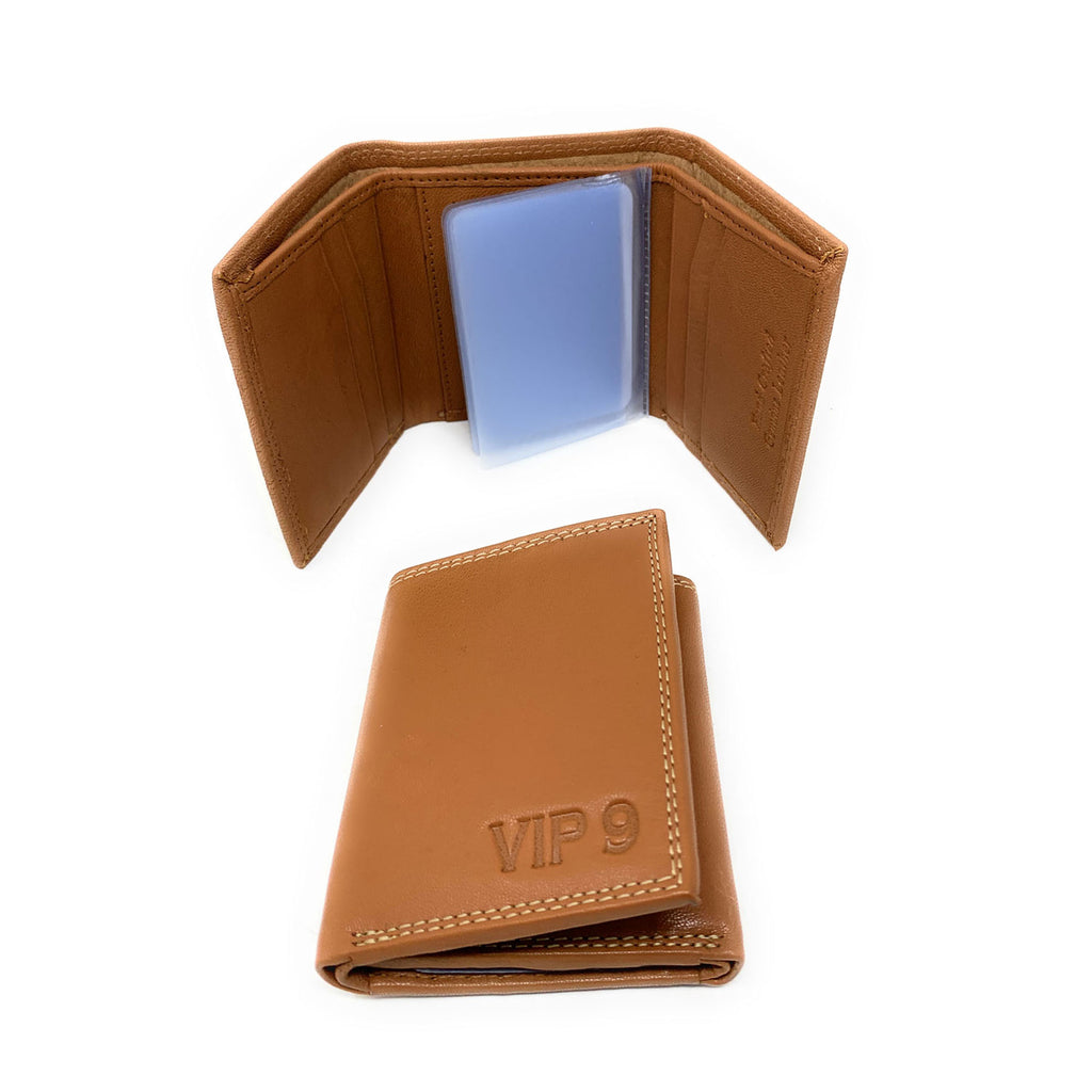 Wallet Vip Collection Empire Cove VIP Classic Genuine Leather Slim Trifold Wallets Cash Card