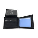 Empire Cove VIP Classic Genuine Leather Slim Bifold Wallets Inside Flip Up ID-Wallets-Empire Cove-Black-Casaba Shop 4 image