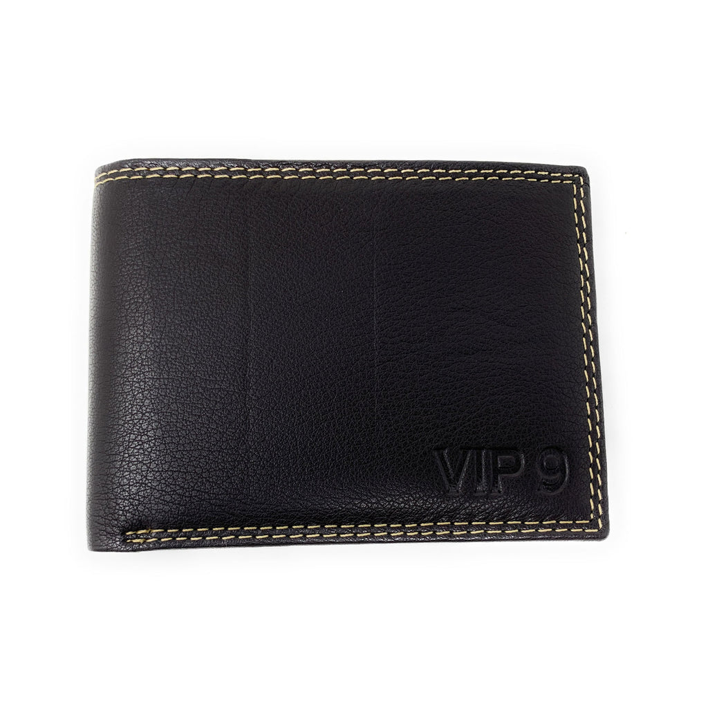 Wallet Vip Collection Empire Cove VIP Classic Genuine Leather Slim Bifold Wallets Inside Fli