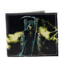 Gothic Skull Grim Reaper Bifold Wallets In Gift Box Mens Womens-UNCATEGORIZED-Empire Cove-WHITE SKULL-Casaba Shop 18 image