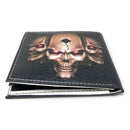Gothic Skull Grim Reaper Bifold Wallets In Gift Box Mens Womens-UNCATEGORIZED-Empire Cove-WHITE SKULL-Casaba Shop 10 image