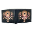 Gothic Skull Grim Reaper Bifold Wallets In Gift Box Mens Womens-UNCATEGORIZED-Empire Cove-WHITE SKULL-Casaba Shop 11 image