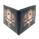 Gothic Skull Grim Reaper Bifold Wallets In Gift Box Mens Womens-UNCATEGORIZED-Empire Cove-WHITE SKULL-Casaba Shop 12 image