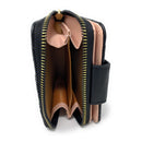 Empire Cove Womens Bifold Quilted Heart Rhinestone Wallets Ladies Teens-UNCATEGORIZED-Empire Cove-Black-Casaba Shop 13 image