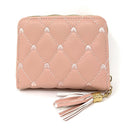 Empire Cove Womens Bifold Quilted Heart Rhinestone Wallets Ladies Teens-UNCATEGORIZED-Empire Cove-Black-Casaba Shop 12 image