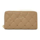 Empire Cove Stylish Fashionable Quilted Love Heart Zip Wallets Womens Teens-UNCATEGORIZED-Empire Cove-Khaki-Casaba Shop 2 image