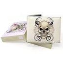 Gothic Skull Grim Reaper Bifold Wallets In Gift Box Mens Womens-UNCATEGORIZED-Empire Cove-WHITE SKULL-Casaba Shop 8 image