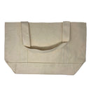 Cotton Canvas Reusable Grocery Shopping Tote Bags With Gusset For Travel Sports Plain 19inch-Serve The Flag 6 image