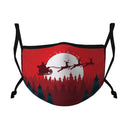 Casaba Face Masks Adult Kids Sizes Fun Cute Holiday Christmas Cotton Poly Adjustable Washable Reusable-Serve The Flag 8 image