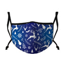 Casaba Face Masks Adult Kids Sizes Fun Cute Holiday Christmas Cotton Poly Adjustable Washable Reusable-Serve The Flag 11 image