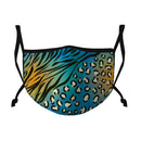 Casaba Fashion Face Masks Cotton Poly Adjustable Washable Reusable Double Layer Filter Pocket-Serve The Flag 8 image