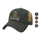 Gadsden Flag Rattlesnake Tea Party Don't Tread On Me Baseball Dad Caps Hats Polo-Serve The Flag 1 image