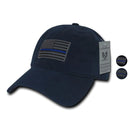 Rapid Dominance Cotton Polo Police Thin Blue Line US Flag Baseball Dad Caps Hats-Serve The Flag 1 image