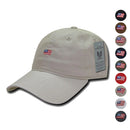 Rapid Dominance Cotton Polo USA American Flag Small Stamp Baseball Dad Caps Hats-Serve The Flag 1 image