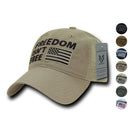 Freedom Is Not Free Patriotic USA Flag Trucker Cotton Baseball Caps Hats-Serve The Flag 1 image