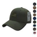 Patriotic USA Flag (Rubber) Structured Baseball Cotton Snapback Ball Caps Hats-Serve The Flag 1 image