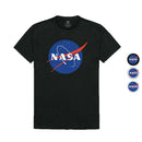 NASA Official Logo Cotton T-Shirts Unisex-Serve The Flag 1 image