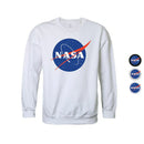 NASA Official Logo Crewneck Sweatshirts Sweaters Unisex-Serve The Flag 1 image