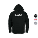 NASA Official Text Logo Hoodie Sweatshirts Unisex-Serve The Flag 1 image