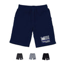RAPDOM TS6 Fleece Gym Shorts Heroes Capes Thin Blue Line USA Flag-Serve The Flag 1 image