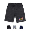 RAPDOM TS6 Fleece Gym Shorts USA Flag Gadsden Snake Don't Tread on Me-Serve The Flag 1 image