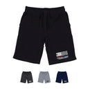 RAPDOM TS6 Fleece Gym Shorts Dual USA Flag TRL TBL Thin Red and Blue Line-Serve The Flag 1 image