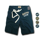 Rapid Dominance Brand US Army Air Force Navy Marines Military Logo Fleece Training Shorts-Serve The Flag 1 image