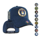 1 Dozen Shadow Embroidery US Military Vet Army Air Force Navy Marines Hats Caps-Serve The Flag 1 image