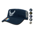 1 Dozen Military Air Force Army Cg Marines Navy Cotton Bdu Cadet Hats Caps-Serve The Flag 1 image