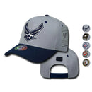 1 Dozen Air Force Navy Coast Guard Army Marines Workout Baseball Hats Caps Wholesale Lots-Serve The Flag 1 image