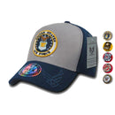 1 Dozen Air Force Marines Navy Army Coast Guard Flex Fit Baseball Hats Caps Wholesale Lots-Serve The Flag 1 image