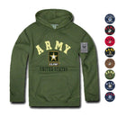 Pullover Hoodie Sweatshirt US Military Navy Air Force Army Marines Coast Guard-Serve The Flag 1 image