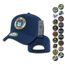 1 Dozen Army Air Force Navy Marines Police Cotton Baseball Hats Caps Wholesale Lots-Serve The Flag 1 image