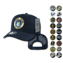 Army Air Force Navy Marines Police Security Military Back to Basics Trucker Baseball Hats Caps-Serve The Flag 1 image