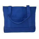 Cotton Canvas Reusable Grocery Shopping Tote Bags With Gusset For Travel Sports Plain 19inch-Serve The Flag 1 image