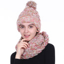 Empire Cove 2 Piece Knit Cuff Beanie Scarf Gift Set Pom Pom Winter-UNCATEGORIZED-Empire Cove-Gray-Casaba Shop 29 image